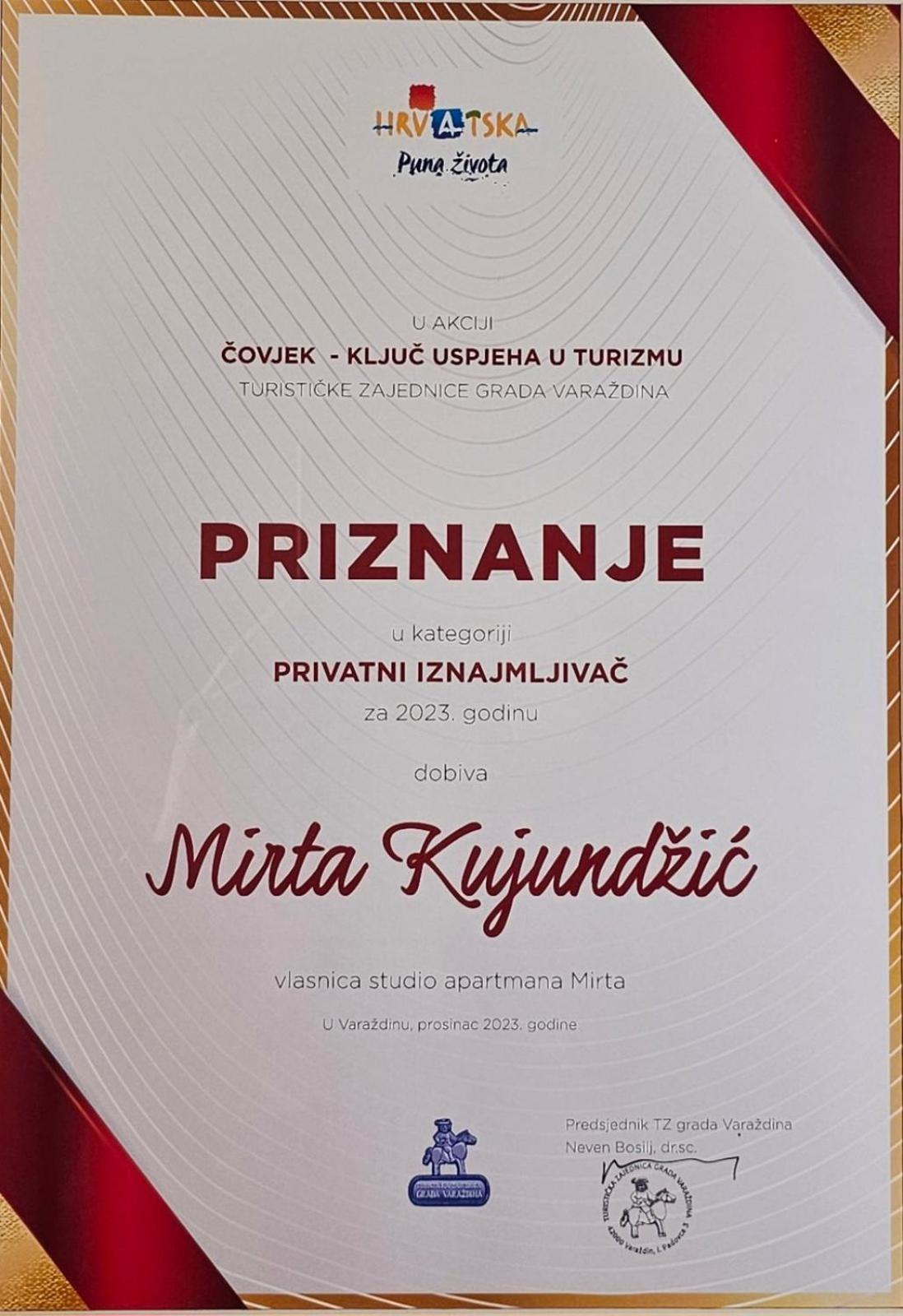 Studio Apartman Mirta I Varaždin 外观 照片